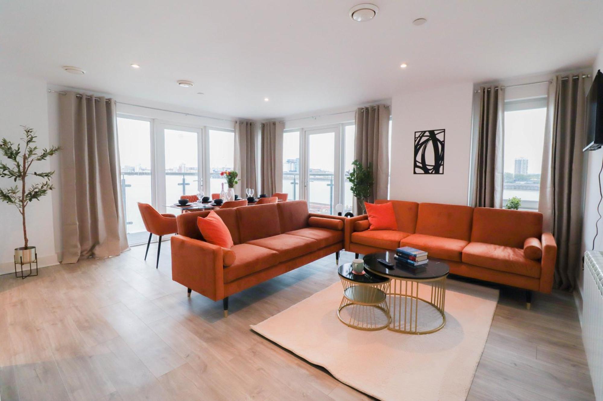 Serene 2-bedroom By The River Appartement Londen